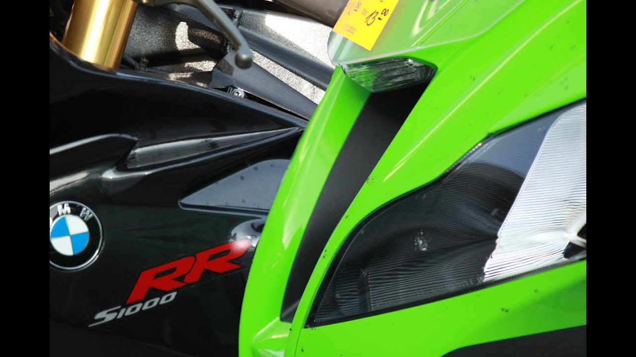 Kawasaki ZX10R vs BMW S1000RR "On the test bench" YouTube