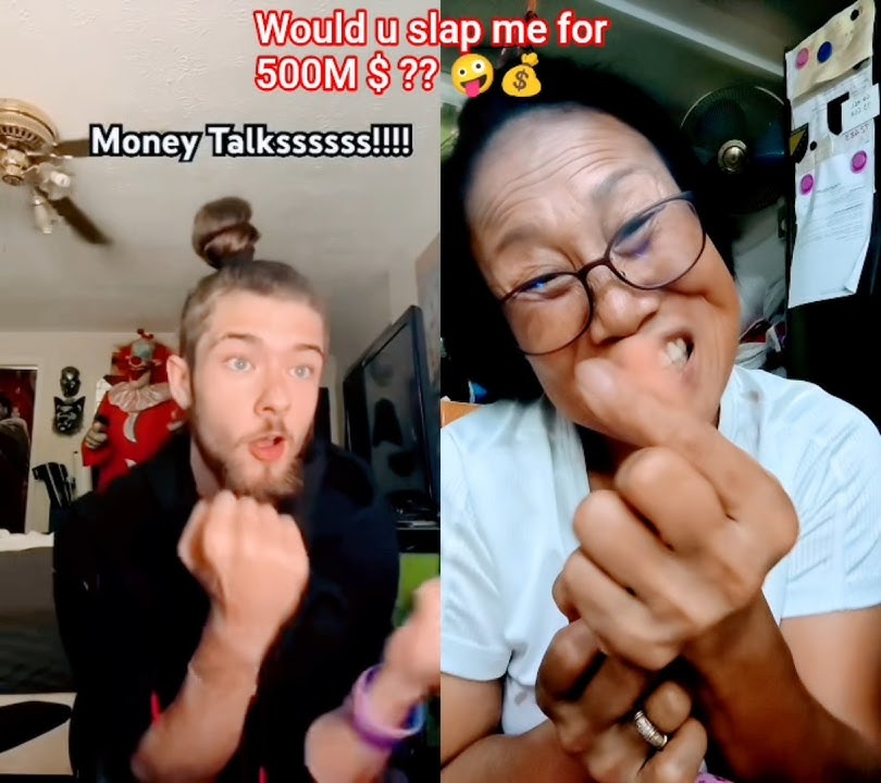 Would u slap me for 500M$,for fun ππ° #dollar