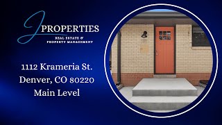 1112 Krameria Street Denver, CO 80220 - Main Level