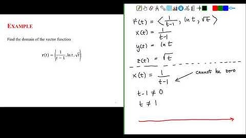 Domain of a Vector Function