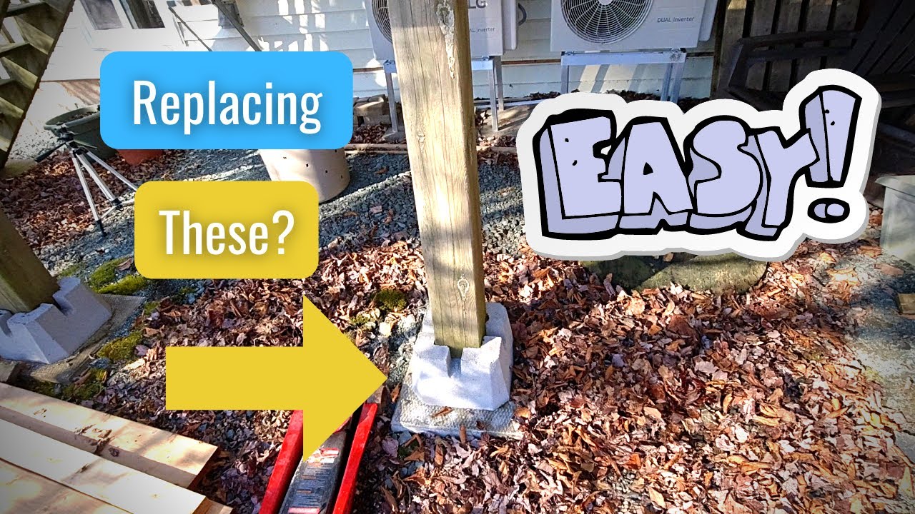 Replacing Concrete Deck Blocks? No Problem.