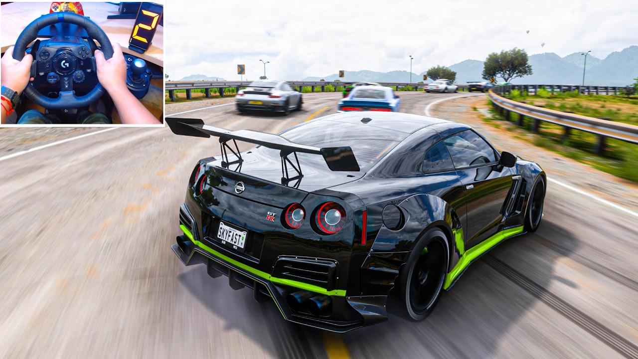 1049HP Nissan GTR NISMO vs Super Cars - Forza Horizon 5 | Logitech G923 Steering Wheel