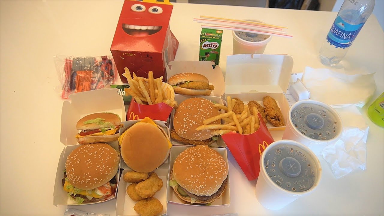 First time eating McDonalds in Vietnam