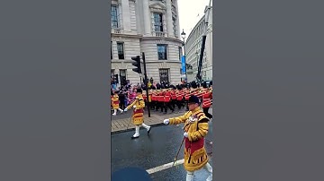 Thumbnail of British Army band in Kings Coronation Parade #coronation
