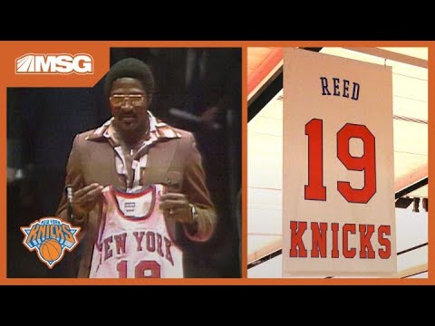 Knicks Great Willis Reed's Jersey Retirement Ceremony | New York Knicks -  YouTube