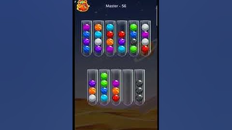 Golden Bubble Sort Master Level 56 (gameplay walkthrough)