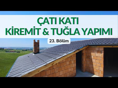 ÇATI KATI KİREMİT & TUĞLA YAPIMI #müstakilev​​ #inşaat #villa #radyetemel #beton #concrete #cement