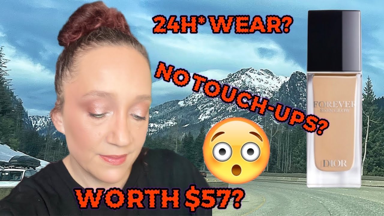 DIOR FOREVER SKIN GLOW SEPHORA SAMPLE! TRYON AND WEAR TEST!