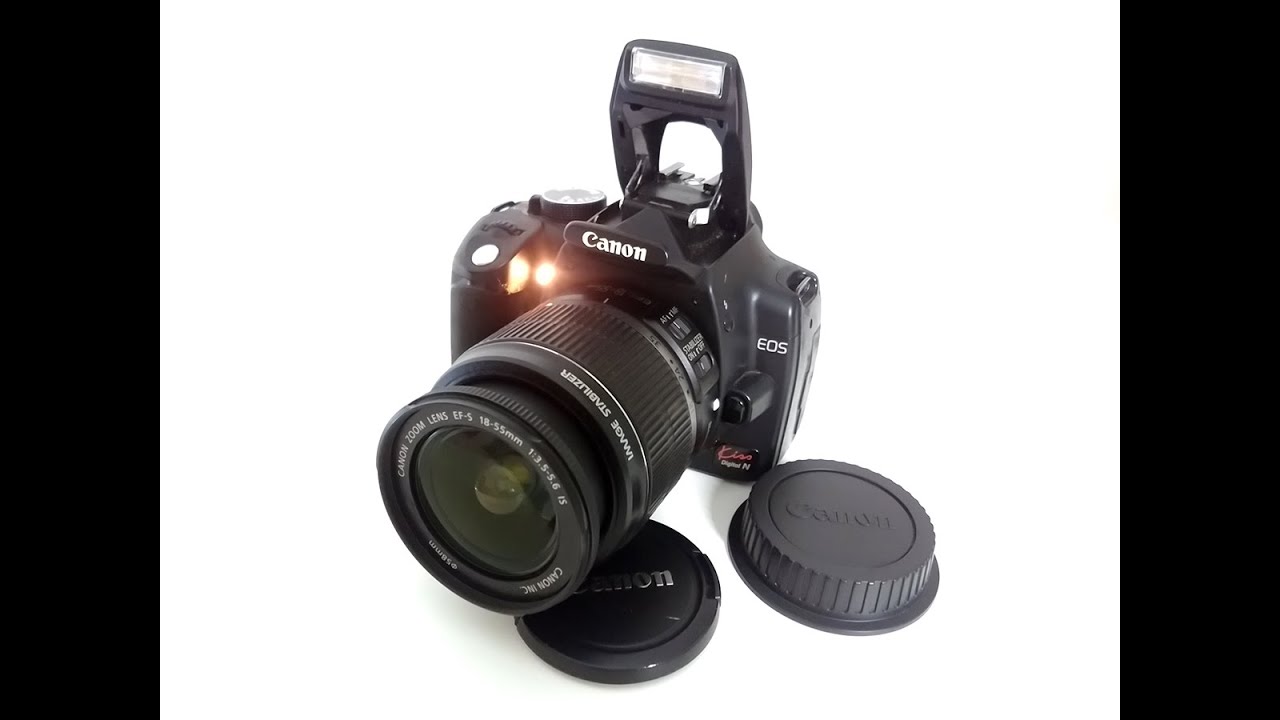CANON EOS Kiss Digital N DSLR with AF Lens EF-S 18-55mm F3.5-5.6