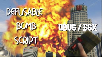 [QBUS/ESX] Defusable Bomb Script | RISKYSHOT#5786