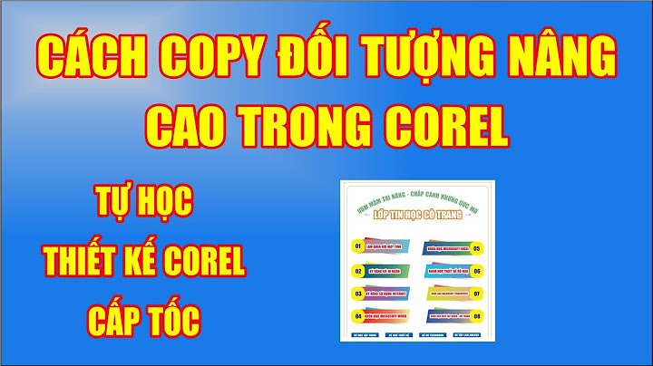 Hướng dẫn copy đối tượng trong corel