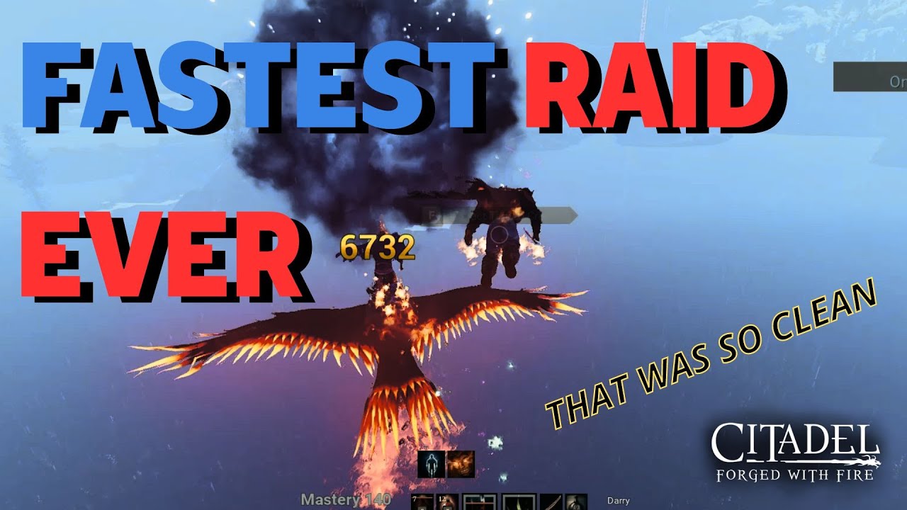 FASTEST RAID EVER [CITADEL FORGED WITH FIRE] - YouTube