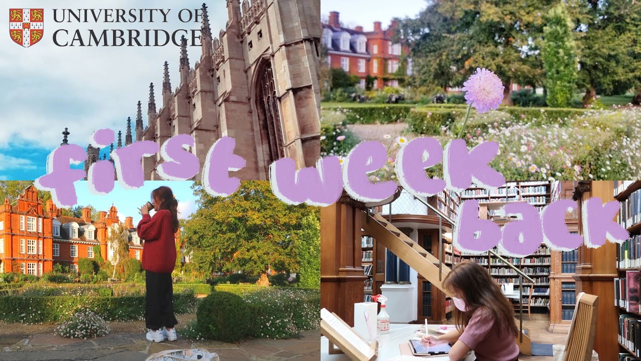 first week back at cambridge university 🌱 (freshers, newnham library tour) vlog