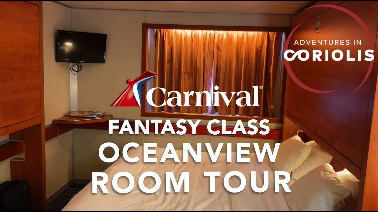Carnival Elation - Ecstasy - Paradise Oceanview Room Tour