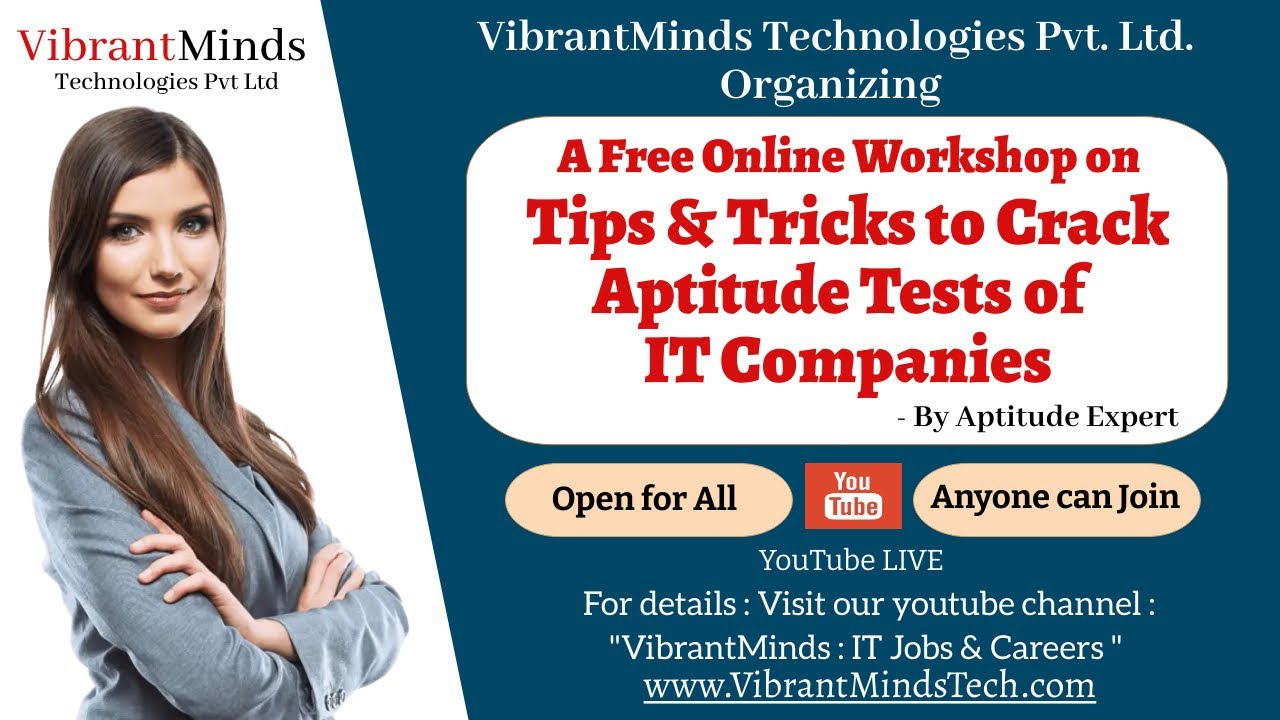 Tips & Tricks to Crack Aptitude Tests of IT Companies - Day 3 - Time ...