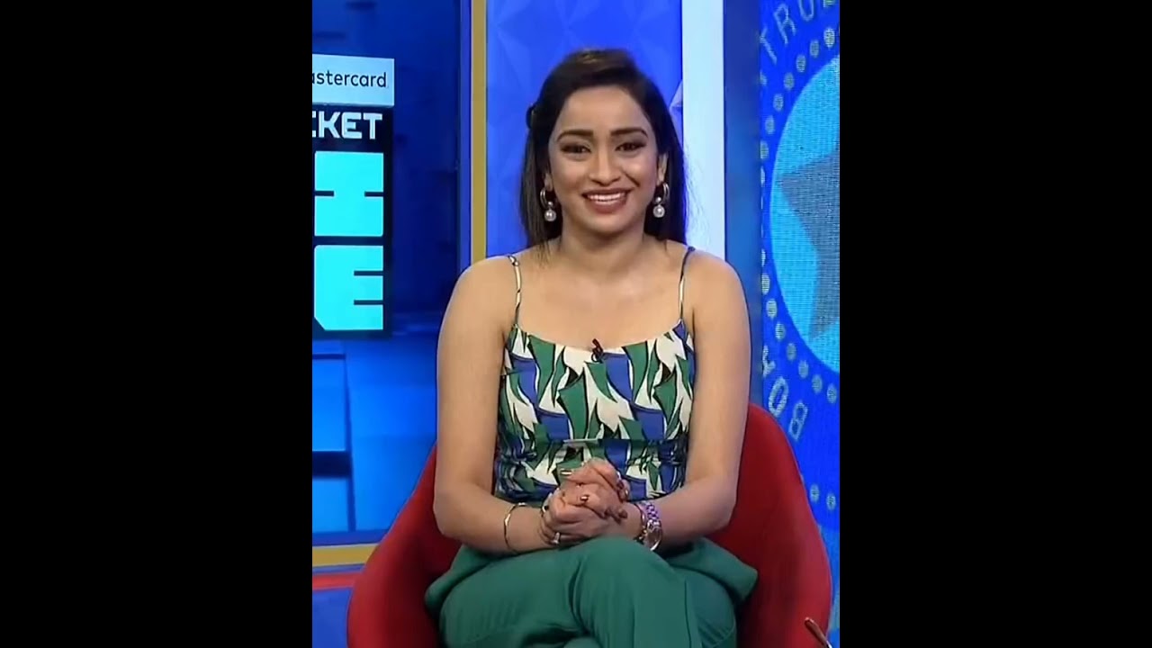 Telugu Anchor Vindhya Vishaka In India vs Sri Lanka 1st T20i 2023 (Vertical Video)