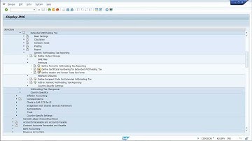 Student Practice Session| Define Certificate Number for Extended Withholding Tax
