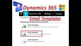 Email Templates in Dynamics 365 |Power Platform