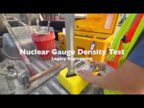 Nuclear Gauge Density Testing - Legacy Engineering