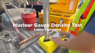 Nuclear Gauge Density Testing - Legacy Engineering