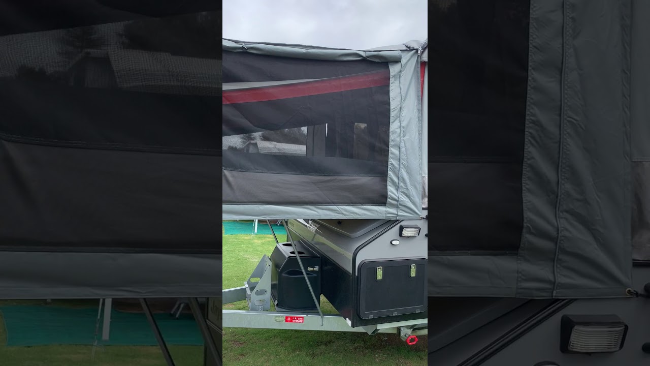 Bed End Flys with Waterproof Sides & Windows Campsmart YouTube