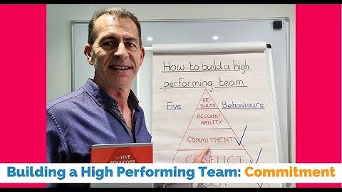 How To Build A High Performing Team: Commitment