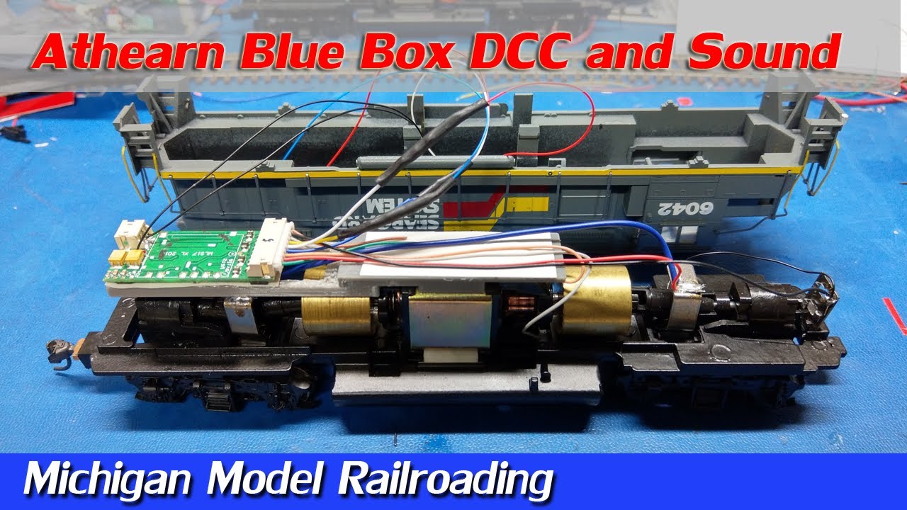 Adding DCC and Sound to an Athearn Blue Box Locomotive