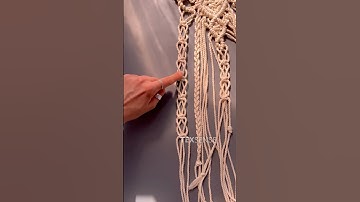 Full tutorial on my channel 🤍 #macrame #texsense #weddingveil #macrameaccessories #macrametutorial