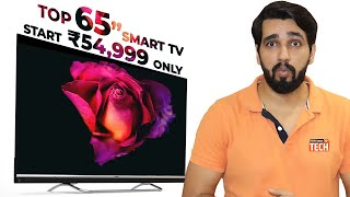 Top 65 inch 7 Smart TV? Vu Ultra 4K, Nokia, Motorola, TCL, Iffalcon, Mi TV 4x pro? Hindi