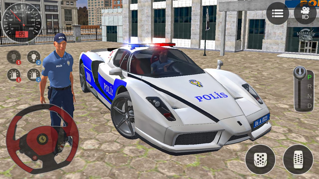 Ferrari Türk Polis Arabası Sürüş Oyunu - Polis Oyunu 2025 #111 - Android GamePlay