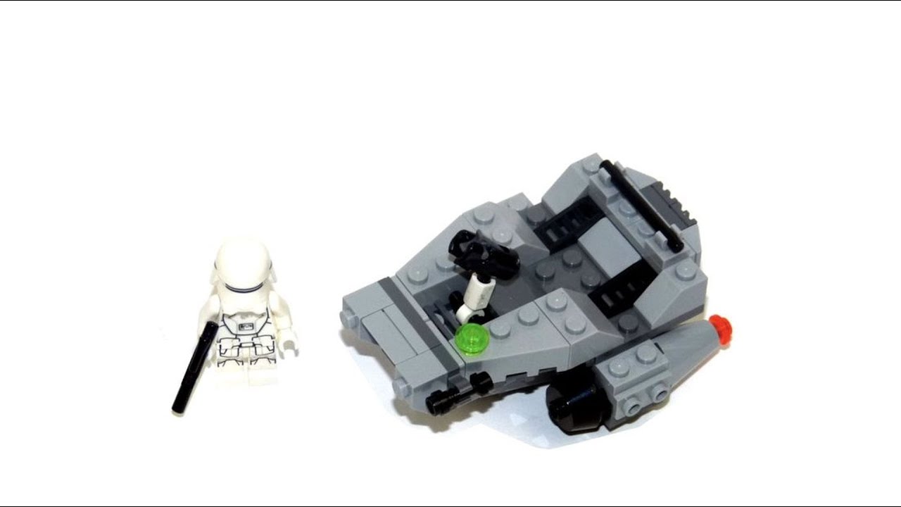 First Order Snowspeeder Microfighter – (75126) – Speed Build