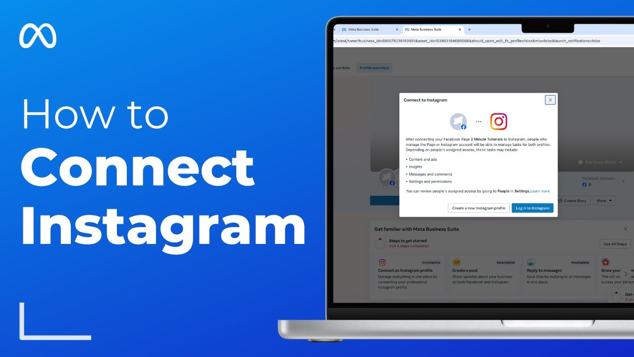 How To Add Instagram Account to Meta Business Suite - YouTube