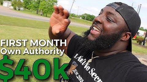 FIRST MONTH REVIEW WITH MY OWN AUTHORITY “WAS IT WORTH IT” OVER 40K