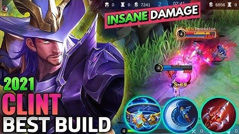 Gold Lane Clint Best Build 2021 | Top 1 Global Clint Build | Clint Tutorial and Gameplay - MLBB