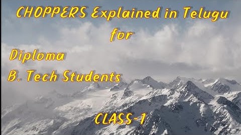 Chopper and its types/Chopper/Power Electronics