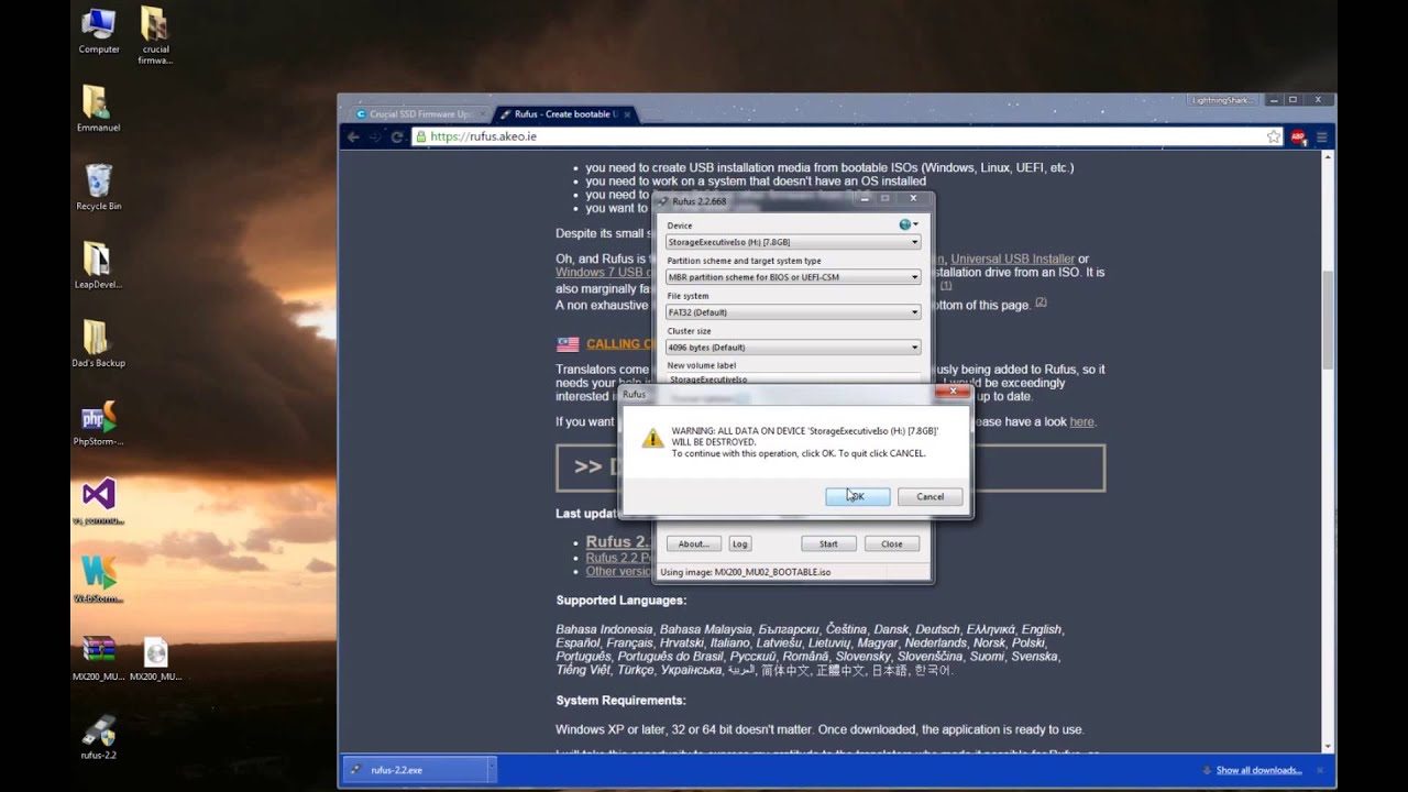 Regenerativ kromatisk Kabelbane How to: Update the firmware on a Crucial SSD - YouTube