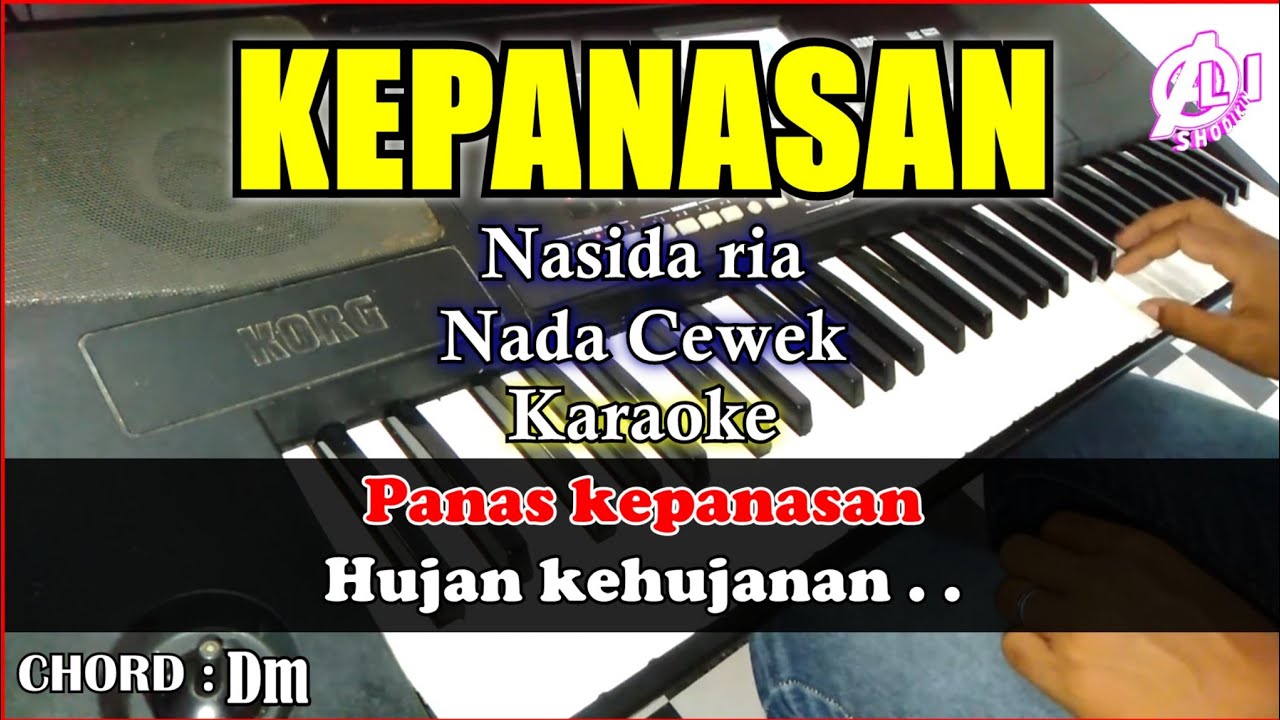 KEPANASAN Karaoke Nasida Ria Nada Cewek | Cover Korg Pa300
