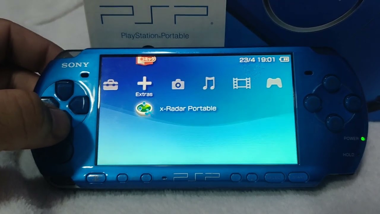 Sony PSP 3000 Vibrant Blue - RPG-SON-CON-PSP-0001 - YouTube