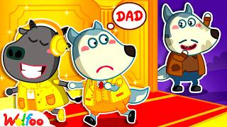 Wolfoo Is Ashamed of His Poor Dad! Kids Stories About Wolfoo Family | Kids Cartoon | Wolfoo Channel
