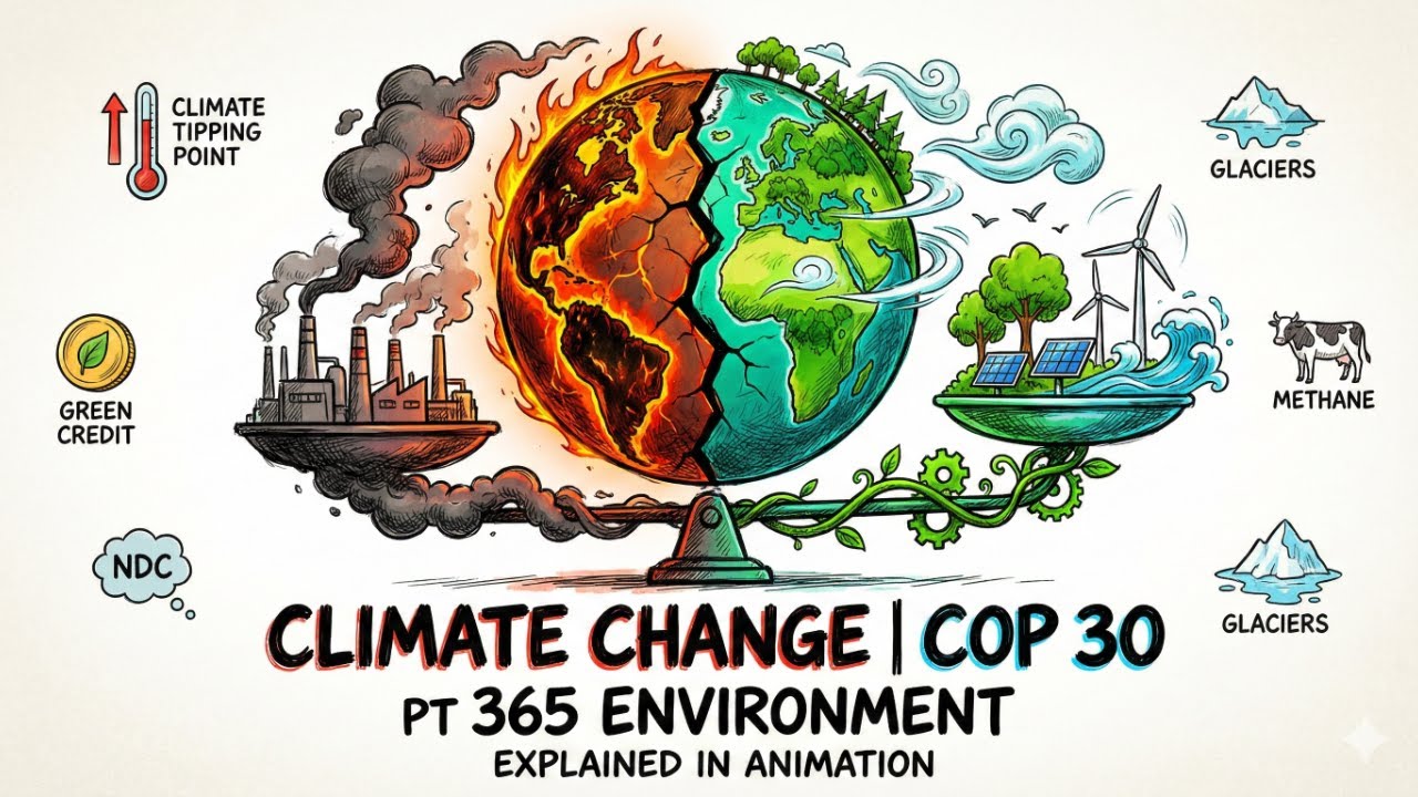 PT 365 Environment | CLIMATE CHANGE | COP30  | Explained in Animation