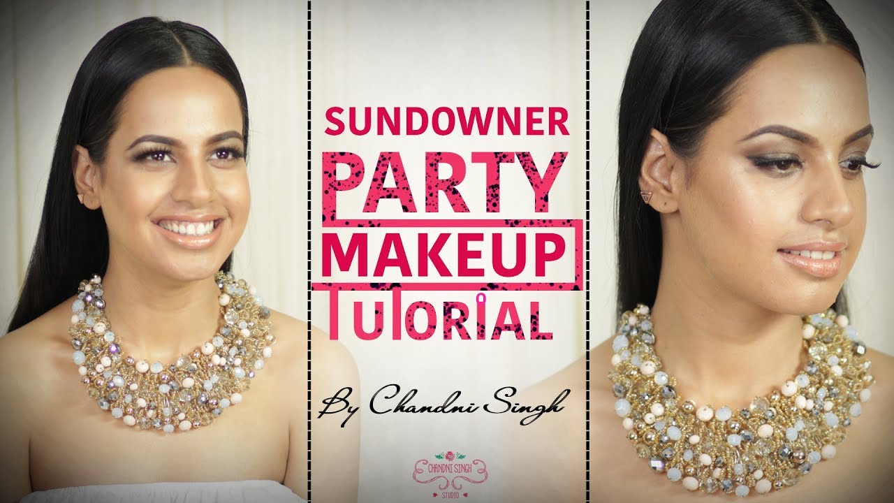 Party Night Makeup Look Quick Easy Sundowner Party Makeup