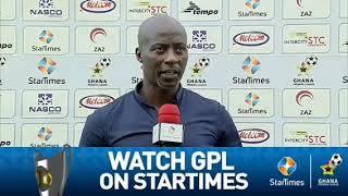 Accra Lions Coach Ibrahim Tanko post match after their lose to Hearts Of Oak