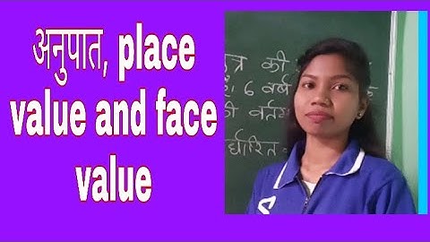 anupaat place value and face value maths preparation for ctet and all tets
