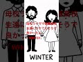 長野の母校ライヴで高校生達にウケてたそうで良かった「WINTER」