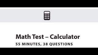 SAT Math Practice Test 7 With Calculator (solutions with full explanations)
