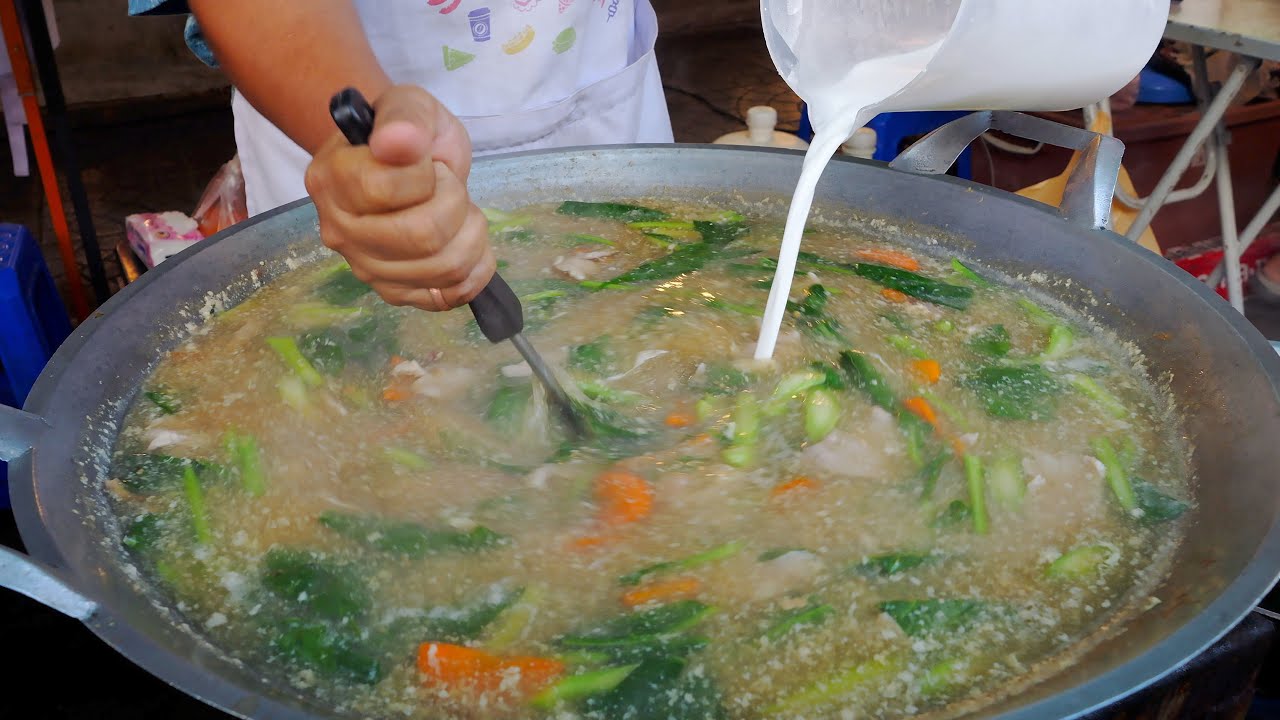 Дешевая и вкусная тайская еда в одном месте! Тайский ночной рынок | Тайская еда