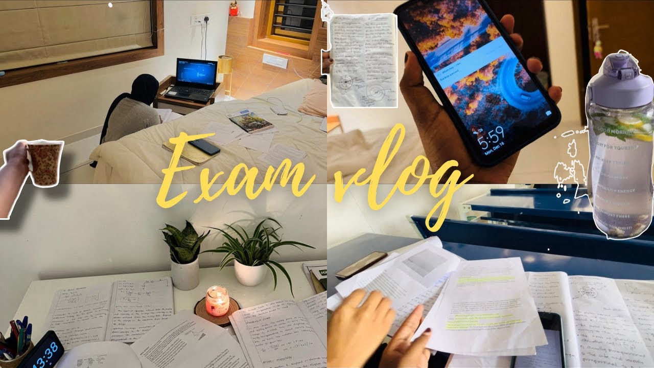 EXAM VLOG📝📚🖋️study,morning,exam,internal - YouTube