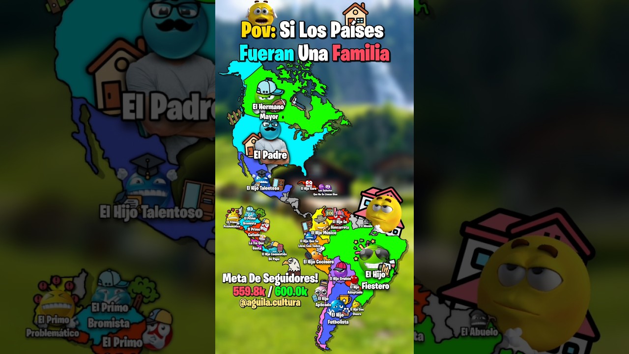 Pov: Si Los Países Fueran Una Familia ¿Cuál Sería Tú País? 😂 
