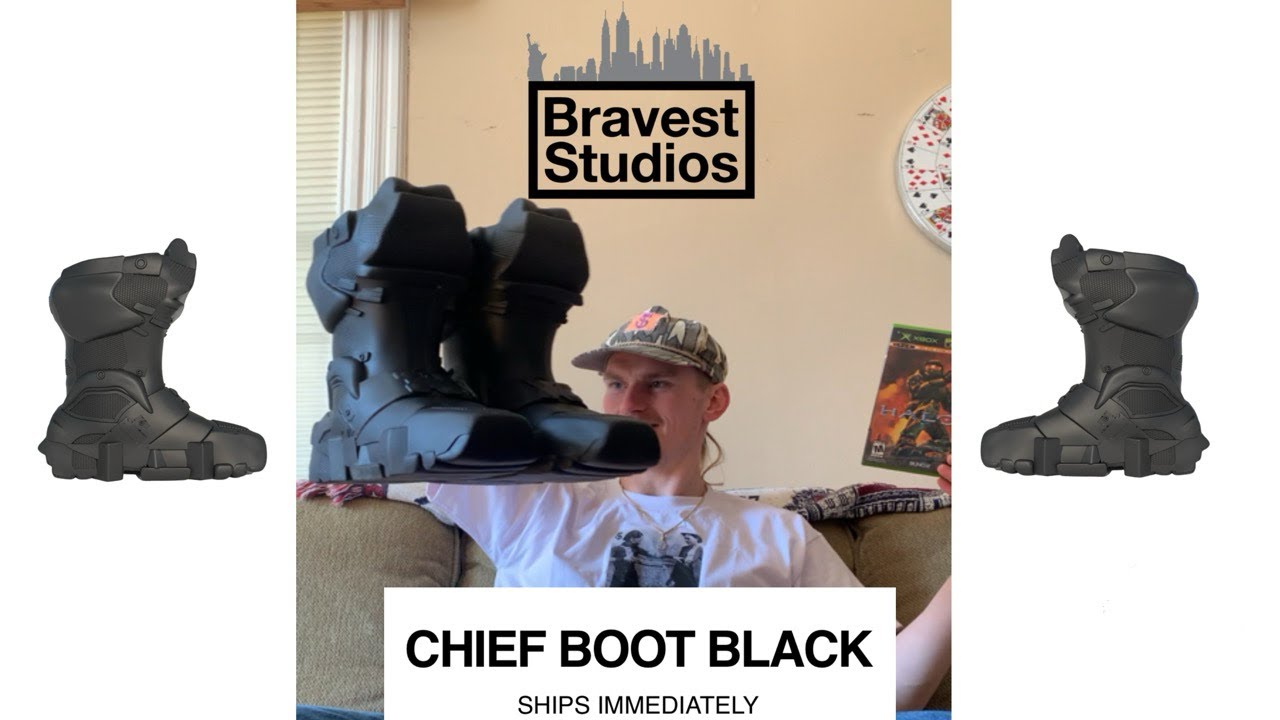 靴 bravest studios chief boot Chief Boots - Halo Master Chief Boots