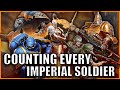 How Big Is The Imperium of Man's Entire Army? | Warhammer 40k Lore